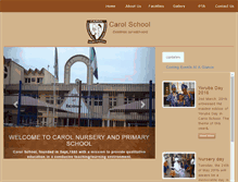 Tablet Screenshot of carolschool.org